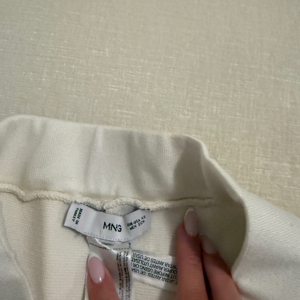 Mango Cream Knit Sweater View 2